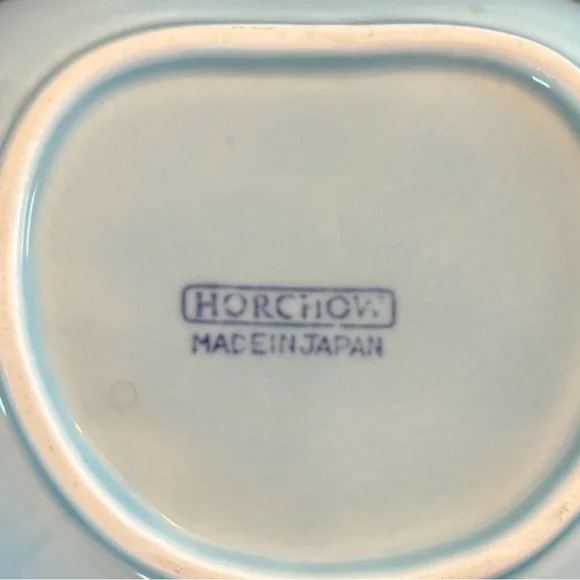 Horchow Apple Shaped Bowls Japan 5” Set of 3 Vintage Green, Yellow, Blue Pastel - Picture 2 of 7